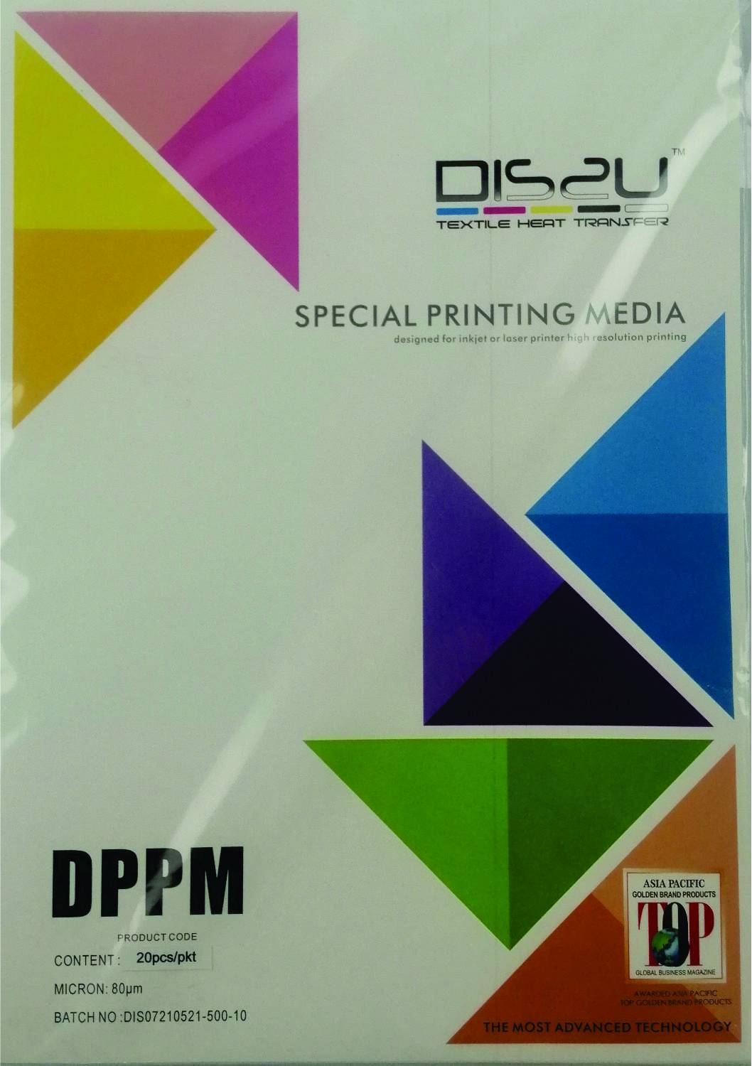 A4 INKJET WATERPROOF MATTE PP SYNTHETIC STICKER